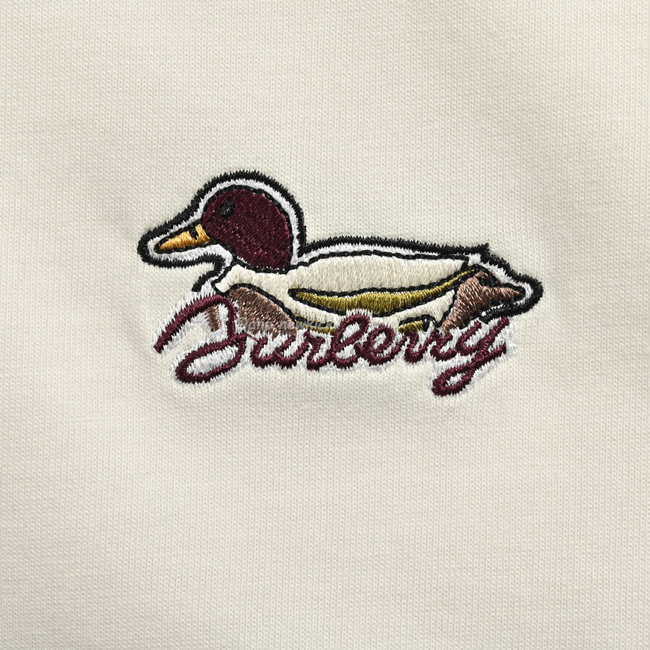 Burberry Embroidered Logo Little Duck Cotton T Shirt (5) - newkick.vip